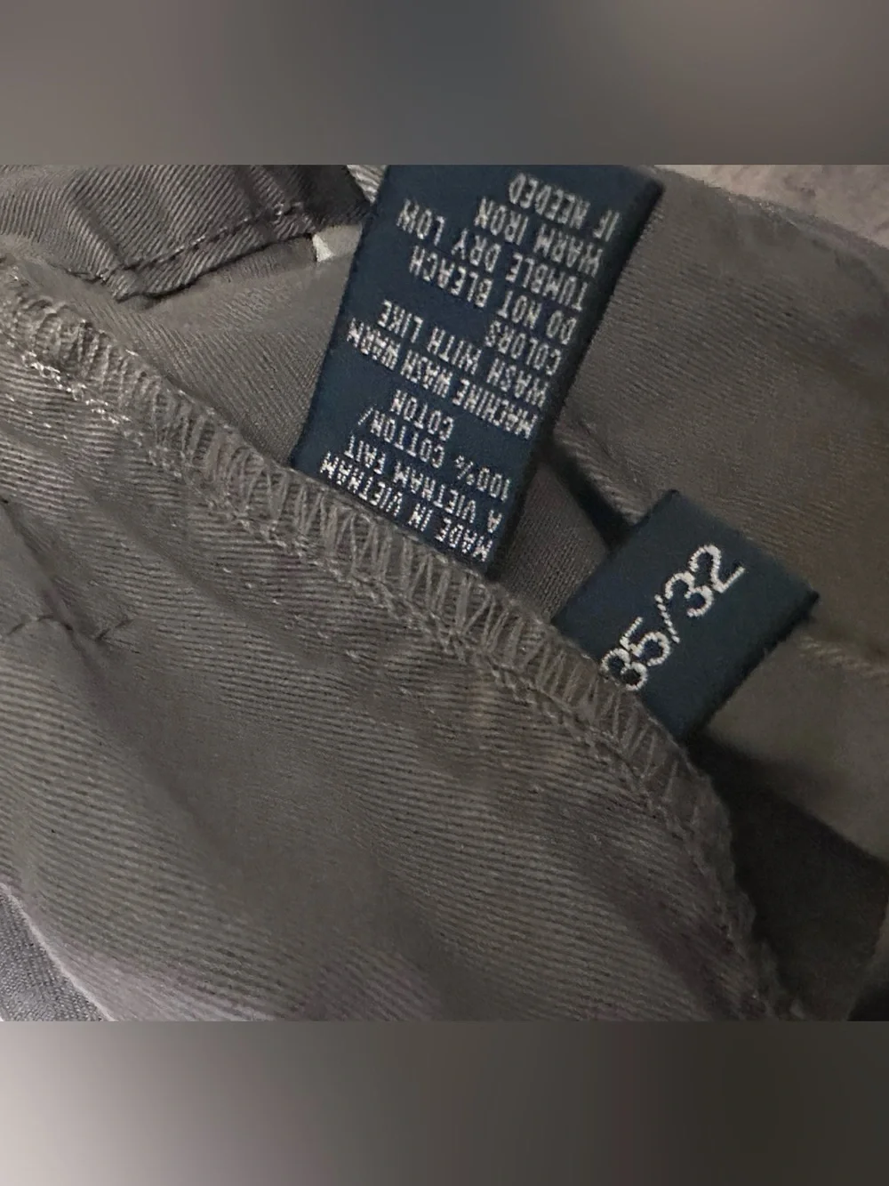 Polo Ralph Lauren Gray Jeans Size 35x32 Casual 5 Pocket Pants Classic Straight